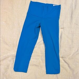 Vibrant Blue Women's Cropped Pants